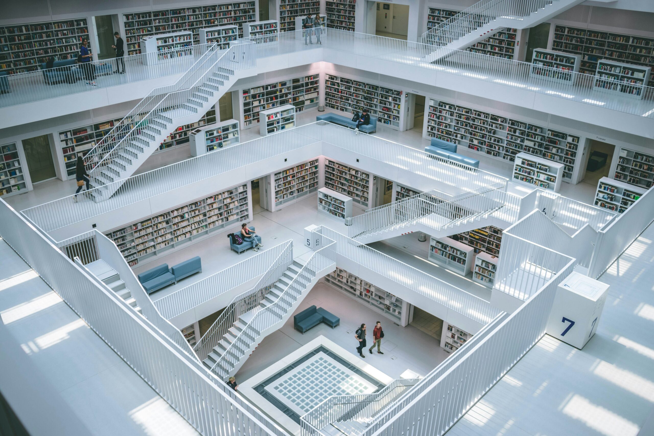 Large public library